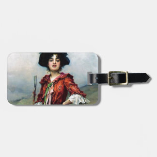 Etiqueta De Bagagem Pintura da senhora do Victorian