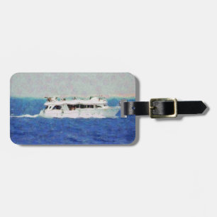 Etiqueta De Bagagem Pintura de barcos