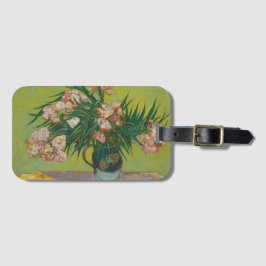 Etiqueta De Bagagem pintura de flores de oleandro de Vincent Van Gogh