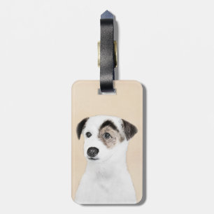 Etiqueta De Bagagem Pintura de Parson Jack Russell Terrier - Arte Cani