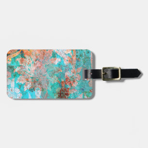 Etiqueta De Bagagem Pintura floral