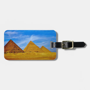Etiqueta De Bagagem Pirâmides de Giza