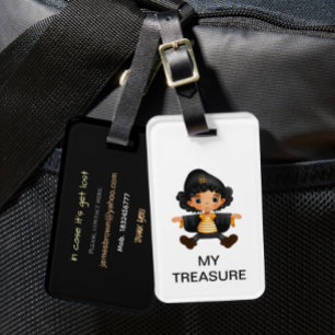 Etiqueta De Bagagem Pirata