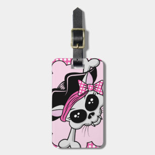 Etiqueta De Bagagem Pirate Princess Gatinho Skull