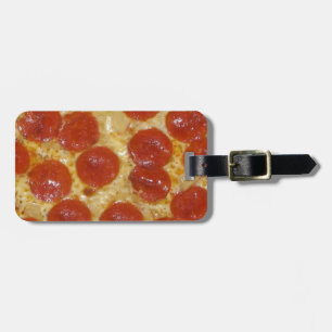Etiqueta De Bagagem pizza grande de pepperoni
