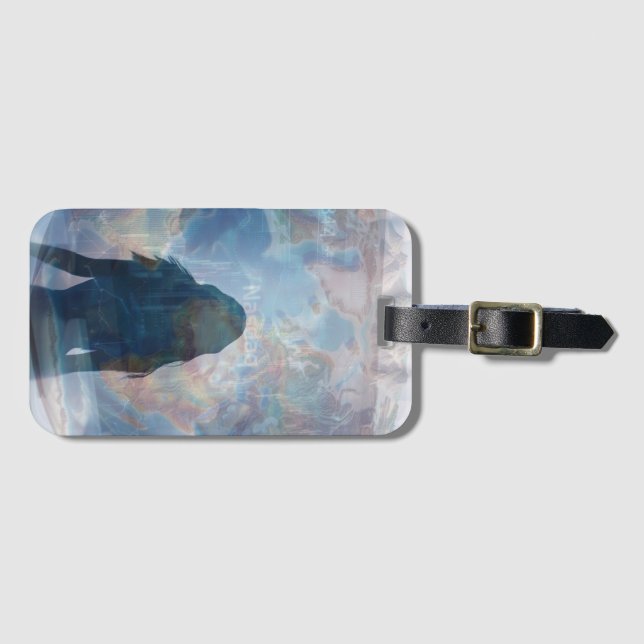 Etiqueta De Bagagem Placa de mercado CC (Frente Horizontal)