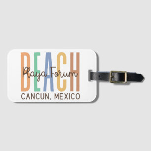 Etiqueta De Bagagem Playa Forum Cancun México (Sands)