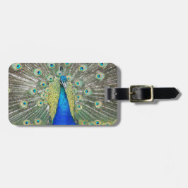 Etiqueta De Bagagem Plumagem de Peste Azul