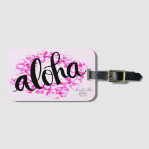Etiqueta de Bagagem Plumeria Lei Aloha