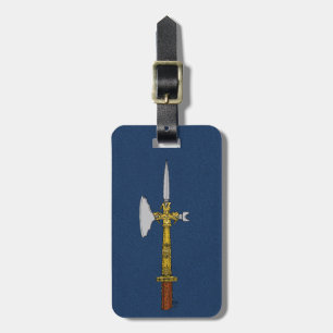 Etiqueta De Bagagem Poleaxe de Edward IV