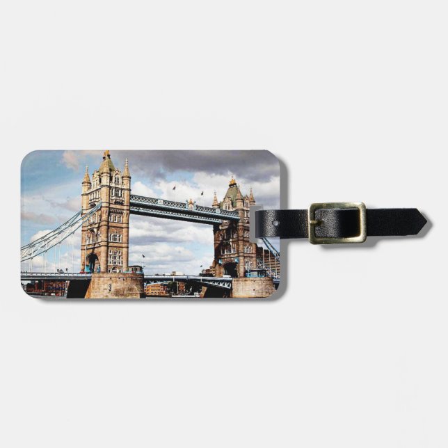 Etiqueta De Bagagem Ponte de Londres (Frente Horizontal)