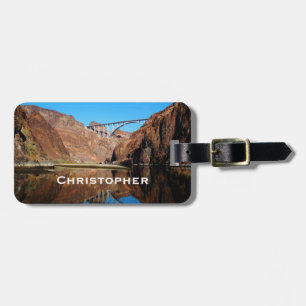 Etiqueta De Bagagem Ponte Hoover Dam Bypass Sudoeste Viagem