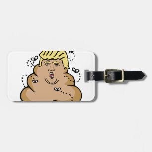 Etiqueta De Bagagem poop donald trump