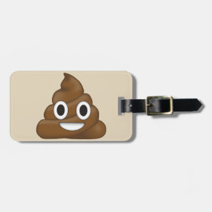 Etiqueta De Bagagem Poop Emoji