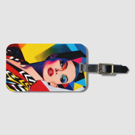 Etiqueta De Bagagem Pop Art