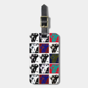 Etiqueta De Bagagem Pop Art Elephants