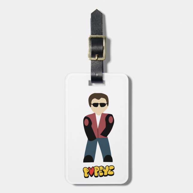 Etiqueta De Bagagem Popeye (Frente Vertical)