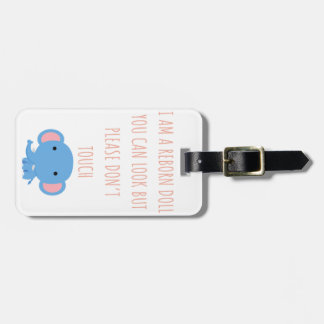 Etiqueta De Bagagem Por favor, não toque na etiqueta do assento da bon