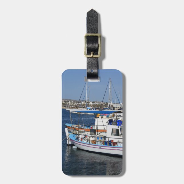 Etiqueta De Bagagem Porto de Paphos (Frente Vertical)
