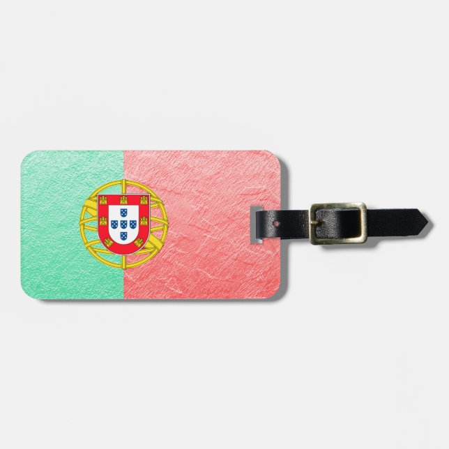 Etiqueta De Bagagem Portugal (Frente Horizontal)