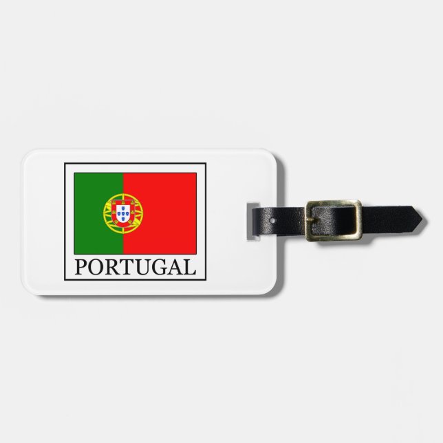 Etiqueta De Bagagem Portugal (Frente Horizontal)