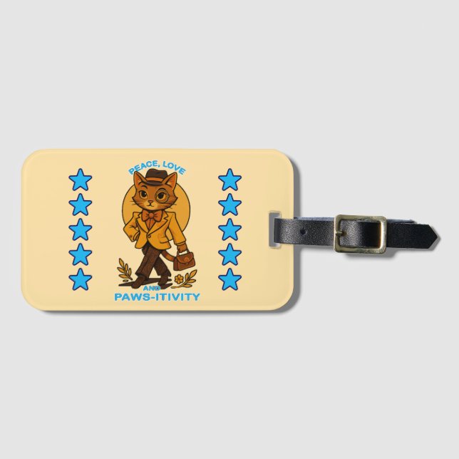 Etiqueta De Bagagem positivity (Frente Horizontal)