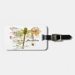 Etiqueta De Bagagem Possibilidades de libélula