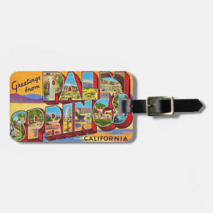 Etiqueta de Bagagem Postcard Palm Springs