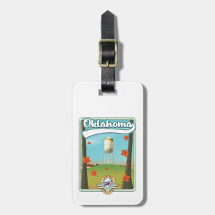 Etiqueta De Bagagem Poster de viagens de Oklahoma