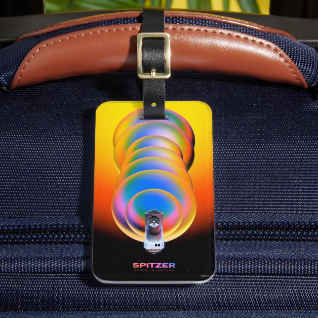 Etiqueta De Bagagem Poster do telescópio espacial Spitzer. (Frente Insitu 2)