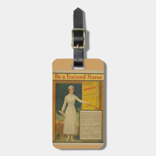 Etiqueta De Bagagem poster WI 1917 Ser Uma Enfermeira Treinada