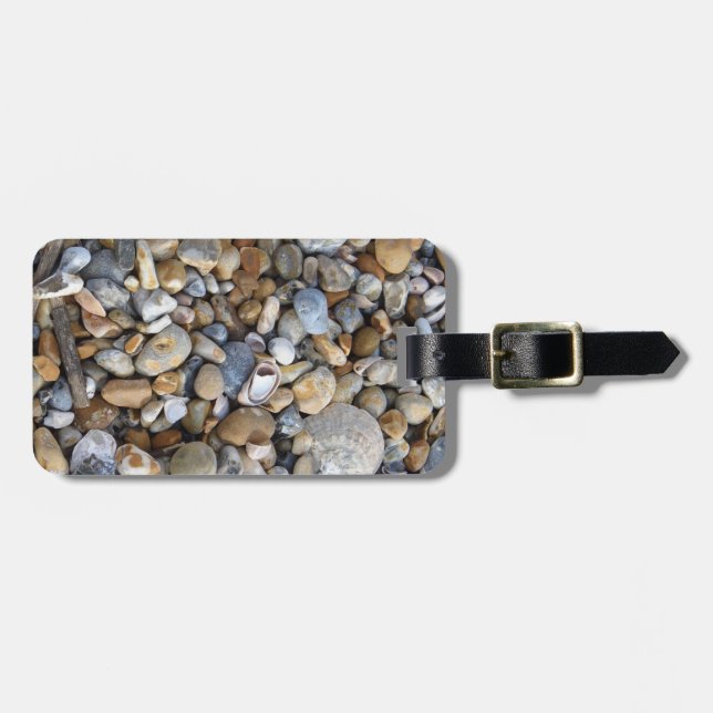 Etiqueta De Bagagem praia de destino (Frente Horizontal)