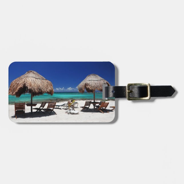 Etiqueta De Bagagem Praia de Paa Mul (Frente Horizontal)