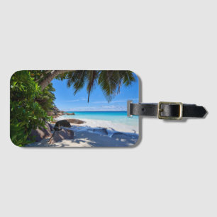 Etiqueta De Bagagem Praia Tropical