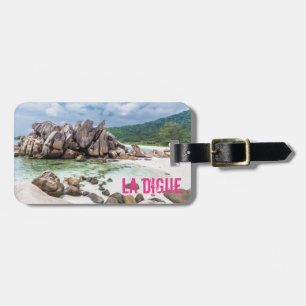 Etiqueta De Bagagem Presente de Anse Cocos Seychelles La Digue Beach