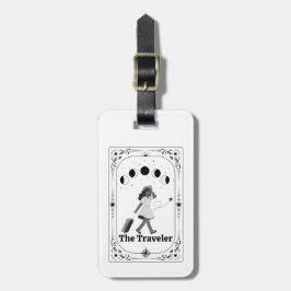 Etiqueta De Bagagem Presente de Cartão de Tarot Viajante Astrologia Si