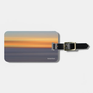 Etiqueta De Bagagem Presente de Formatura Pôr do Sol com Borla Voltada