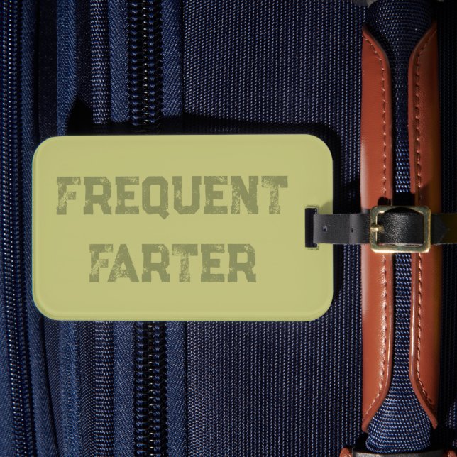 Etiqueta de Bagagem Presente Engraçado (Frente Insitu 4)