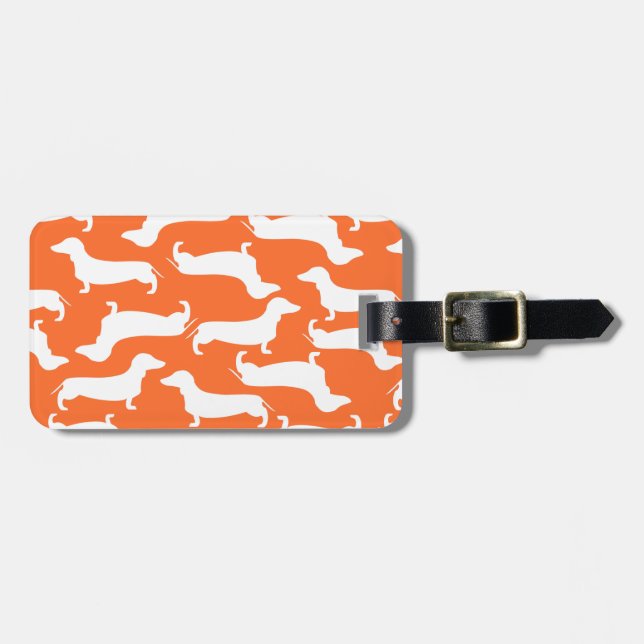 Etiqueta De Bagagem Presente perfeito do teste padrão bonito do (Frente Horizontal)