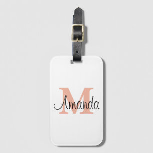 Etiqueta De Bagagem Presente Personalizado para Damas de Honra Monogra