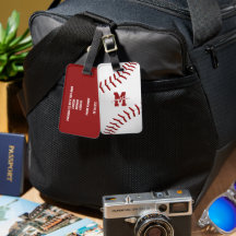 presentes esportivos monogramas beisebol realista