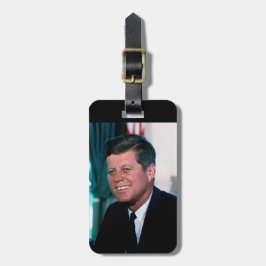 Etiqueta De Bagagem Presidente americano John F. Kennedy na Sala Oval