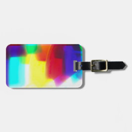 Etiqueta de Bagagem Primária do abstrato Popart