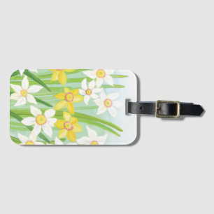 Etiqueta De Bagagem Primavera Daffodils