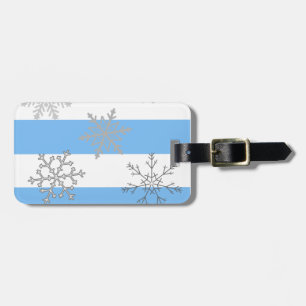 Etiqueta De Bagagem Primeira neve em uma terra de inverno