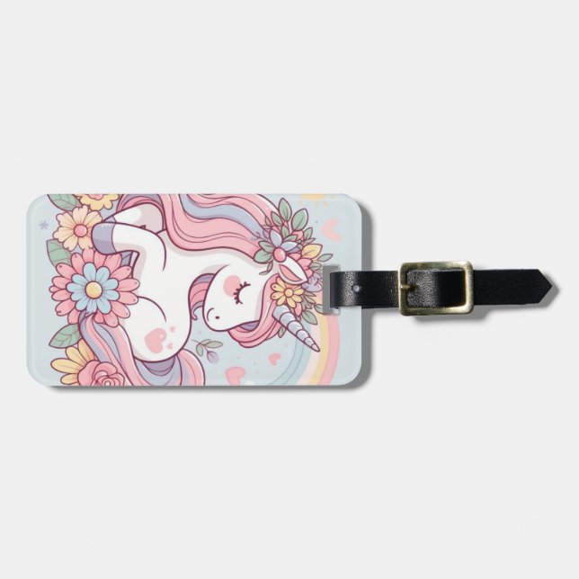 Etiqueta De Bagagem Princesa Blossom (Frente Horizontal)