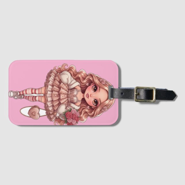 Etiqueta De Bagagem princesa de copas dall (Frente Horizontal)