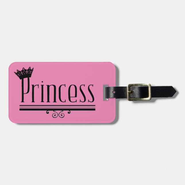 Etiqueta De Bagagem "PRINCESS" - Totalmente Fabuloso! (Frente Horizontal)