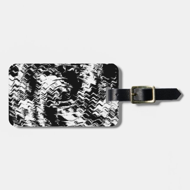 Etiqueta De Bagagem Profundidades sombrias (Frente Horizontal)