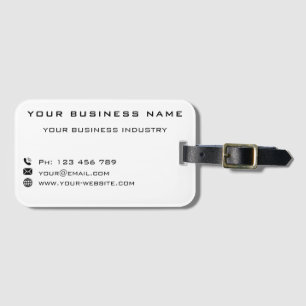 Etiqueta De Bagagem Promocional da empresa personalizado - moderno